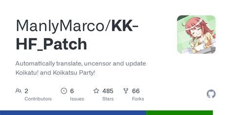 manly marco|Releases · ManlyMarco/KK.